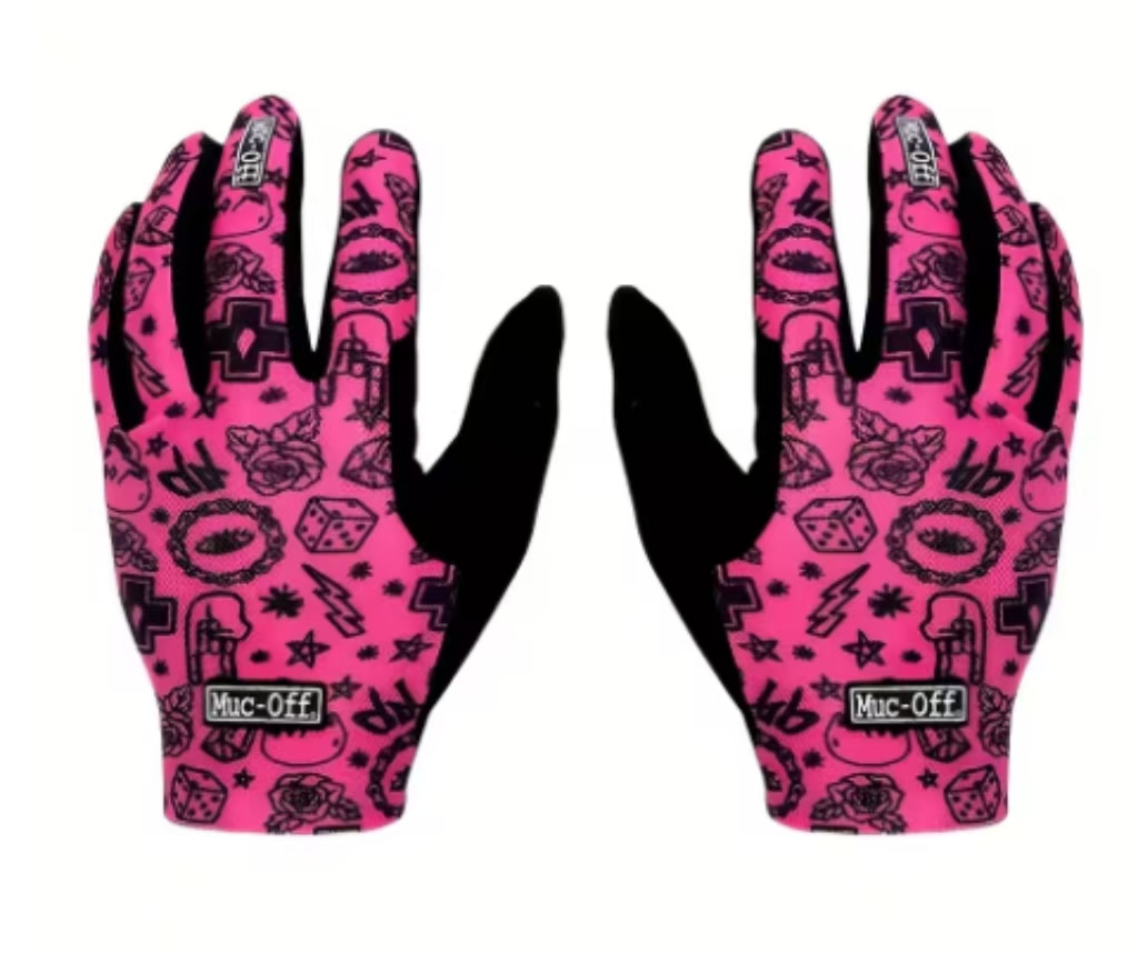 Outdoor Adventure Sports - Cool Patterned Long Finger Cycling Gloves