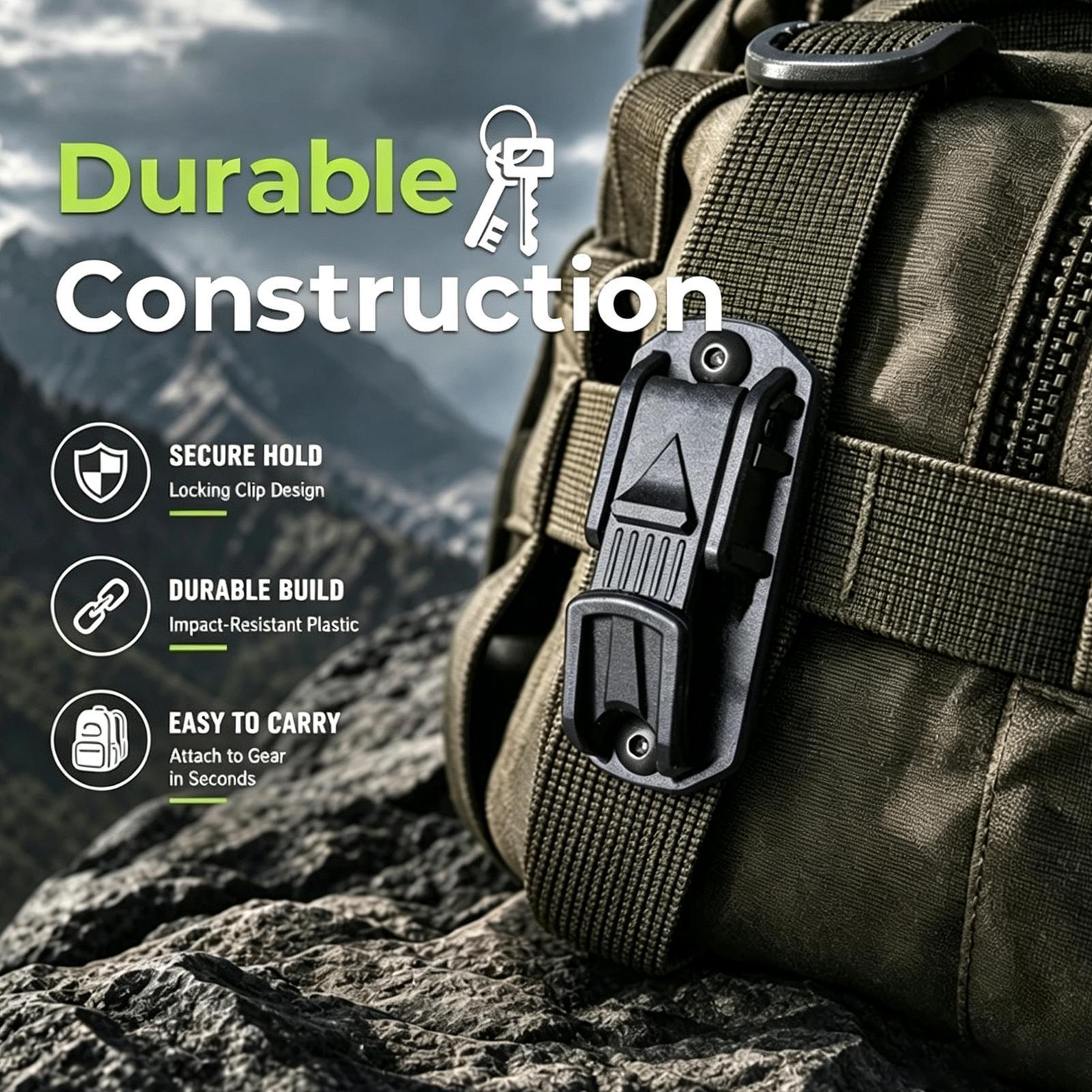 1pcs Belt Key Clip Multifuncti - Outdoor Adventure Backpack review and price