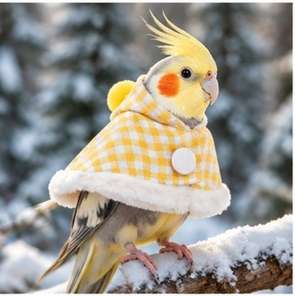 Plaid Bird Cape for Parrots Co - Outdoor Adventure Outfit review and price