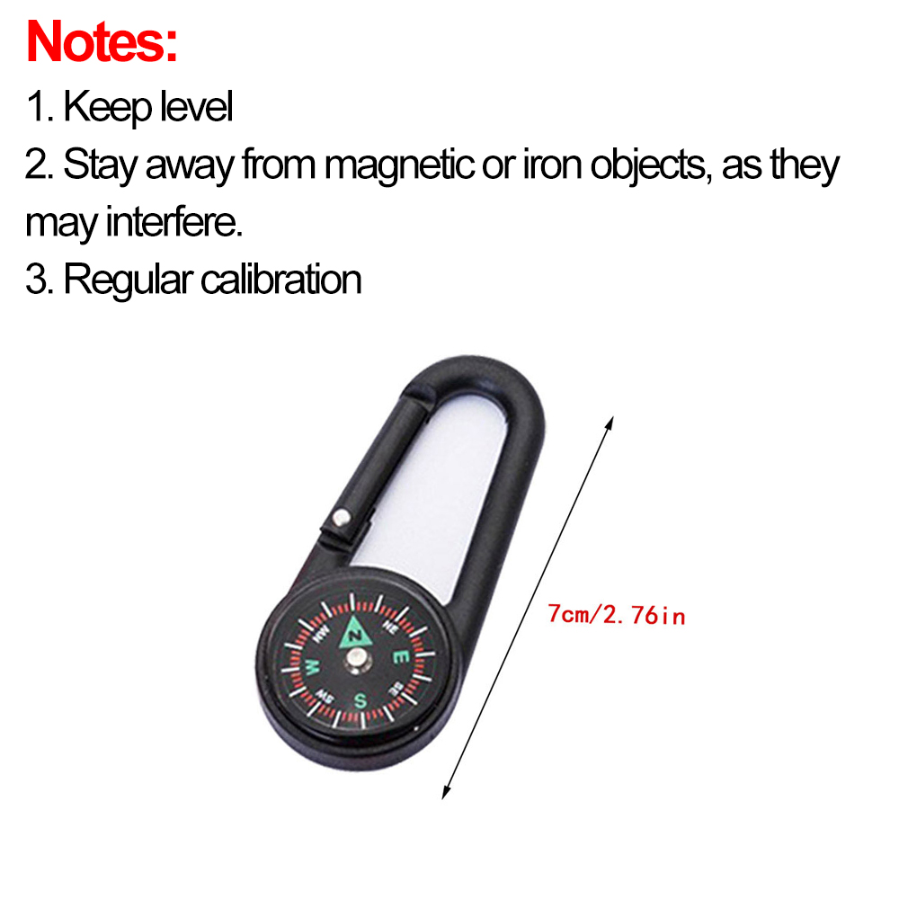 Mini Outdoor Compass Carabiner - Outdoor Adventure Backpack review and price
